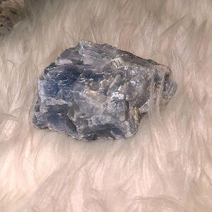 blue calcite chunk